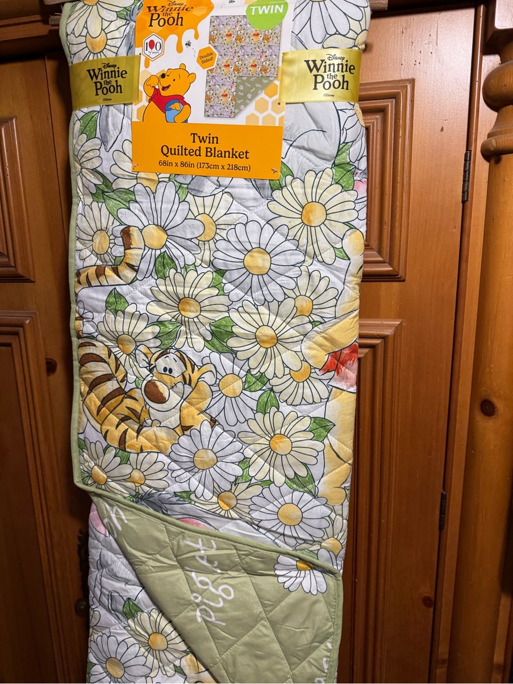 Winnie The Pooh Twin Quilted Blanket